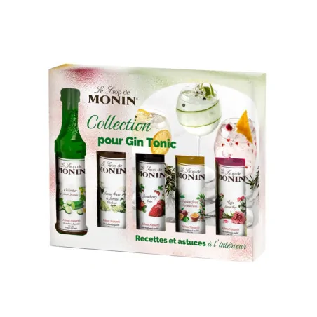 Coffret de Sirops pour Gin Tonic MONIN (5 x 50 ml)