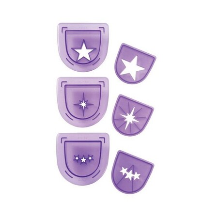 Poinçons étoiles assortis Wilton (x3)