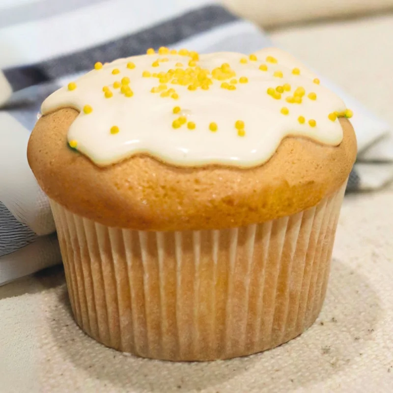 Décors comestibles mini-billes jaunes 350g ambiance