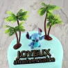 Kit décor pour gâteau créatifs Stitch