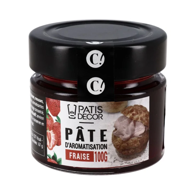 Pâte d'aromatisation fraise 100g