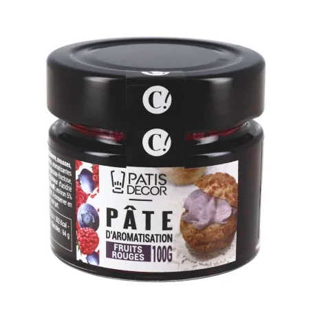 Pâte d'aromatisation fruits rouges 100g