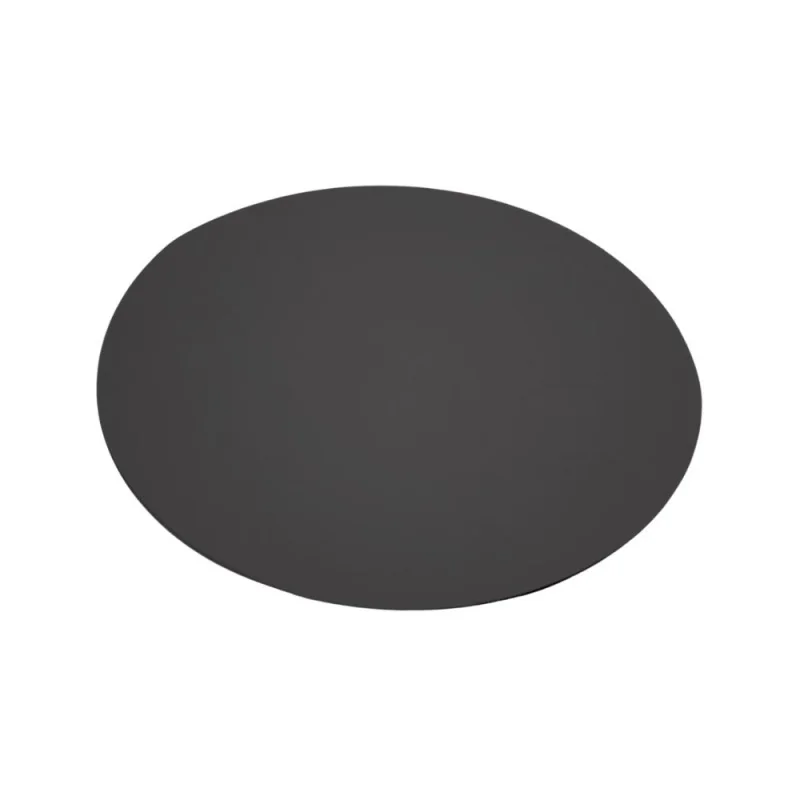 Rond carton face noire
