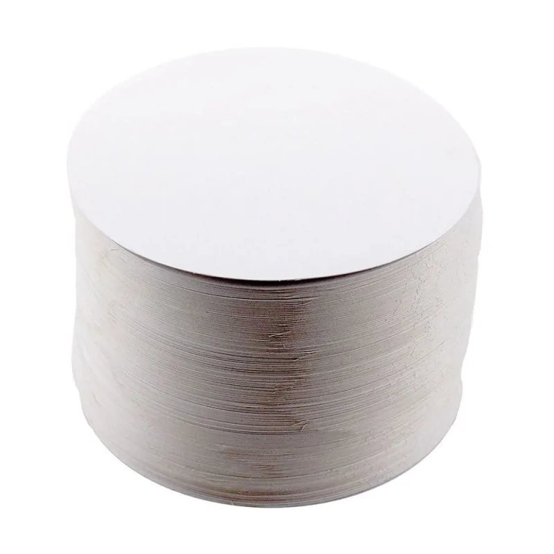 Rond carton blanc / noir Ø 24 x 100