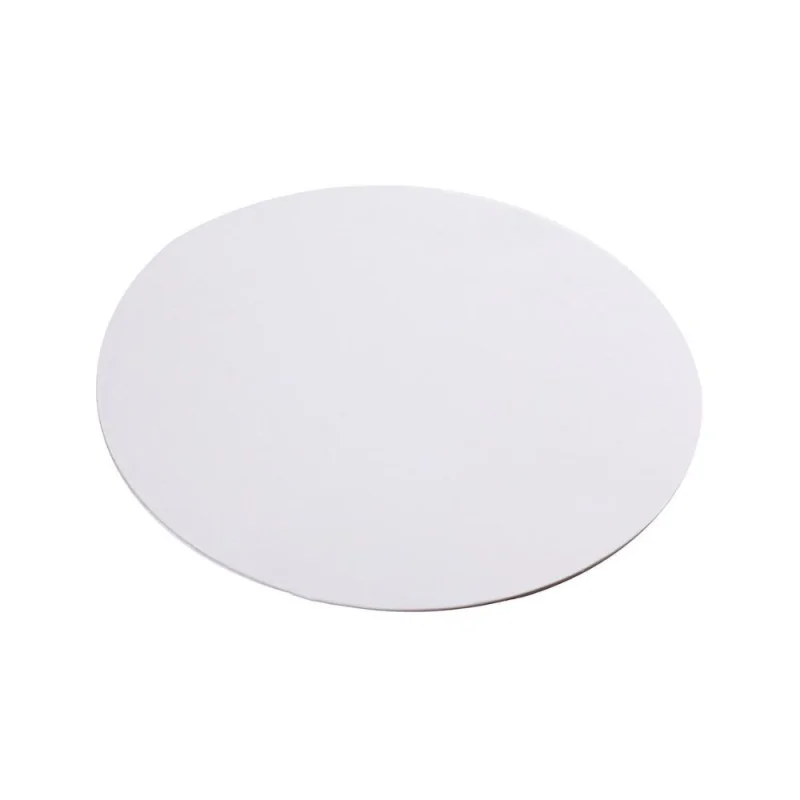 Rond carton face blanche