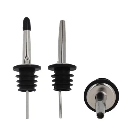 3 becs verseurs en acier inoxydable avec capuchon