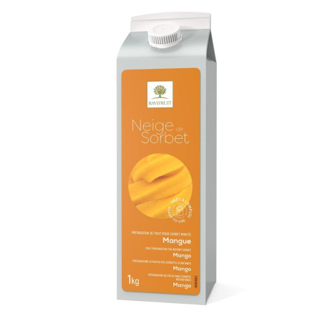 Neige de sorbet mangue Ravifruit 1 kg