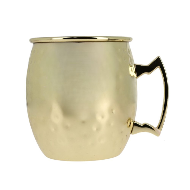 Verre à cocktail "moscow mule" en acier inoxydable
