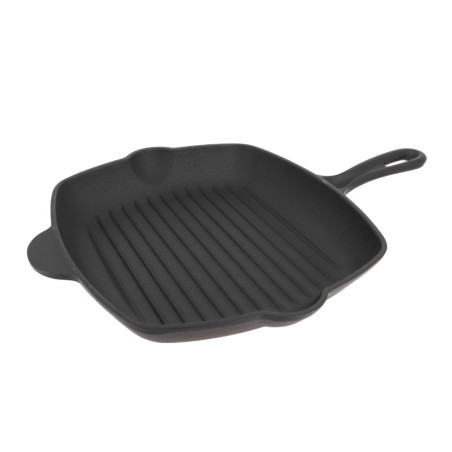 Poêle à griller en fonte -...