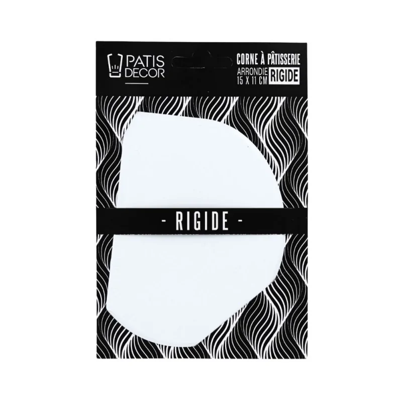 Corne à pâtisserie arrondie rigide