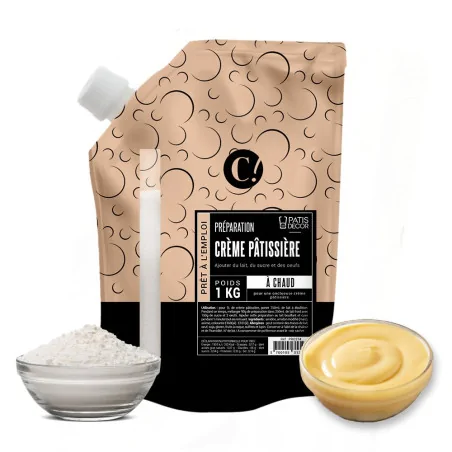 Préparation pour crème pâtissière à chaud 1 kg