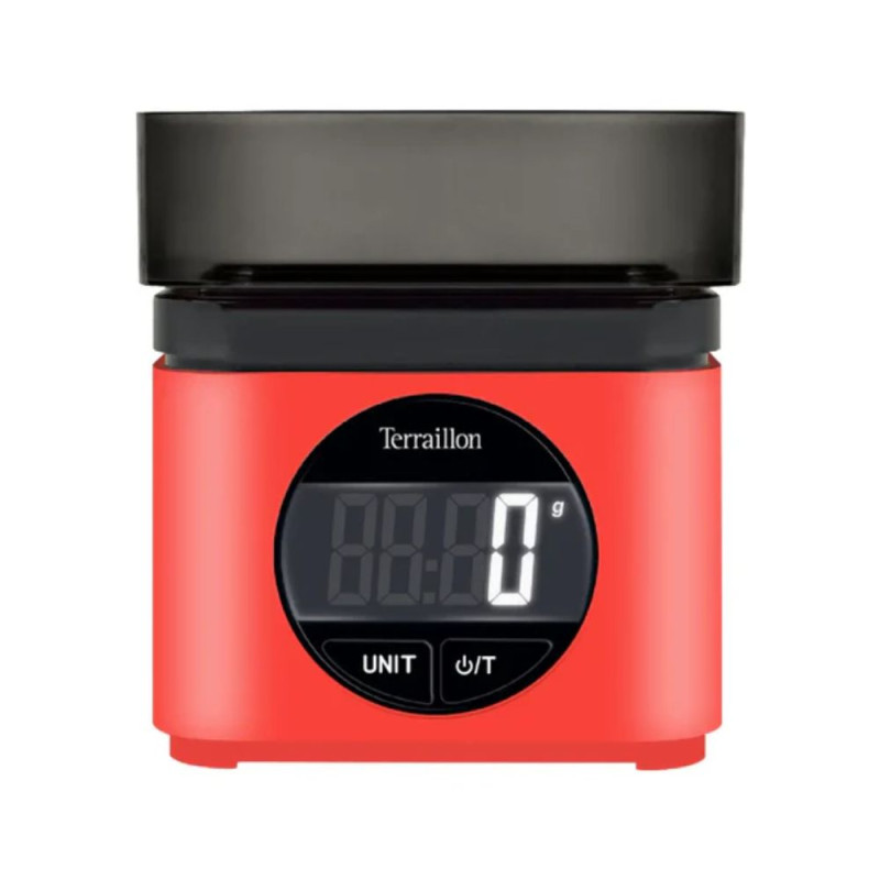 Balance électronique vintage rouge 5kg - Terraillon