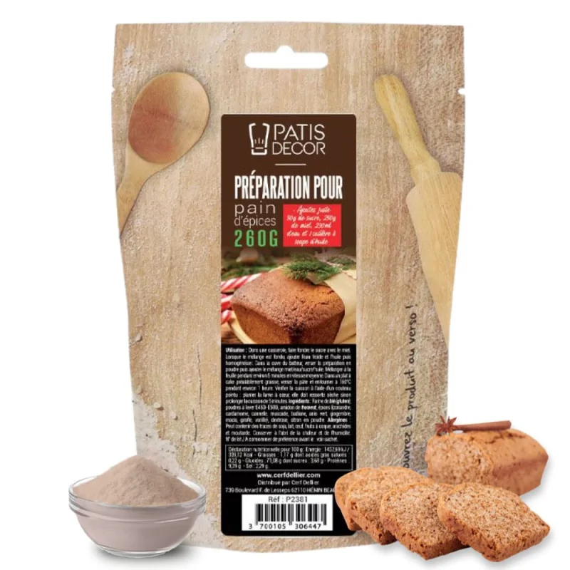 Préparation pour pain d'épices Patisdécor 260 g