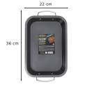 Plat à four en acier avec revêtement anti-adhérent dimension