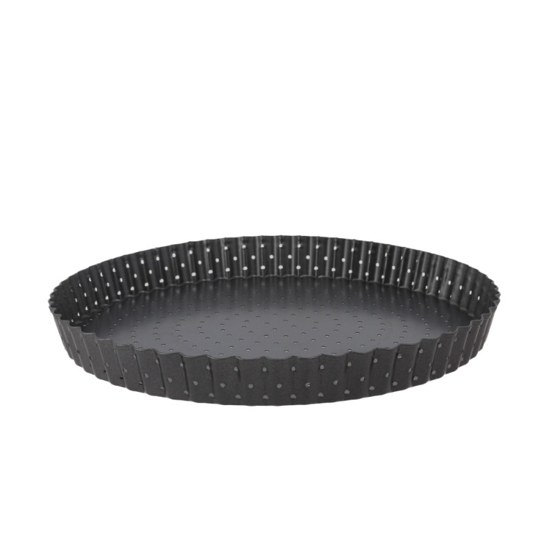Moule à tarte perforé antiadhésif avec fond amovible - sans emballage