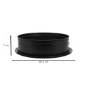 Moule à manqué démontable en acier antiadhérent Ø25cm dimensions