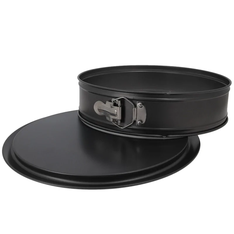 Moule à manqué démontable en acier antiadhérent Ø25cm face