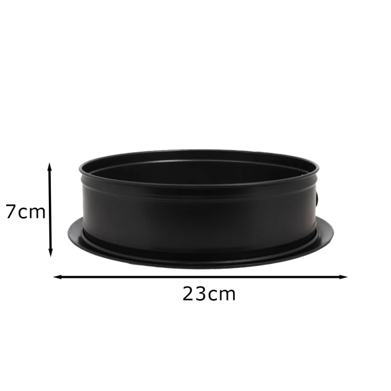 Moule à manqué démontable en acier antiadhérent Ø19cm dimensions