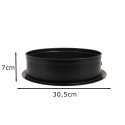 Moule à manqué démontable en acier antiadhérent Ø27cm dimensions