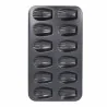 Moule 12 madeleines en acier anti-adhérent 7,5x5cm face