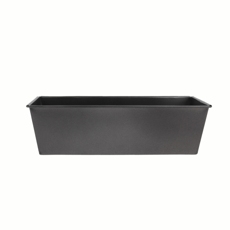 Moule à cake en acier antiadhérent 25x10,5cm face