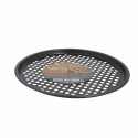 Plaque à pizza perforée en acier anti-adhérent Ø30cm  cote
