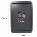 Plaque de cuisson en acier antiadhérent 33x23cm dimensions