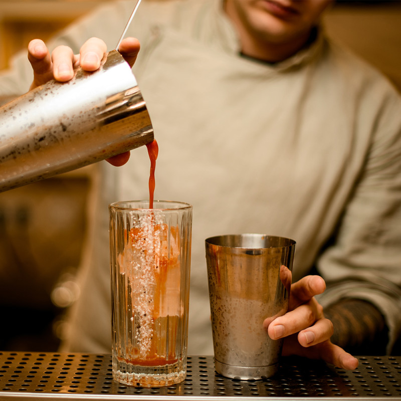 Shaker cocktail inox 600 à 800 ml ambiance