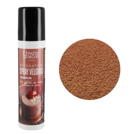 Spray effet velours Marron 100 ml
