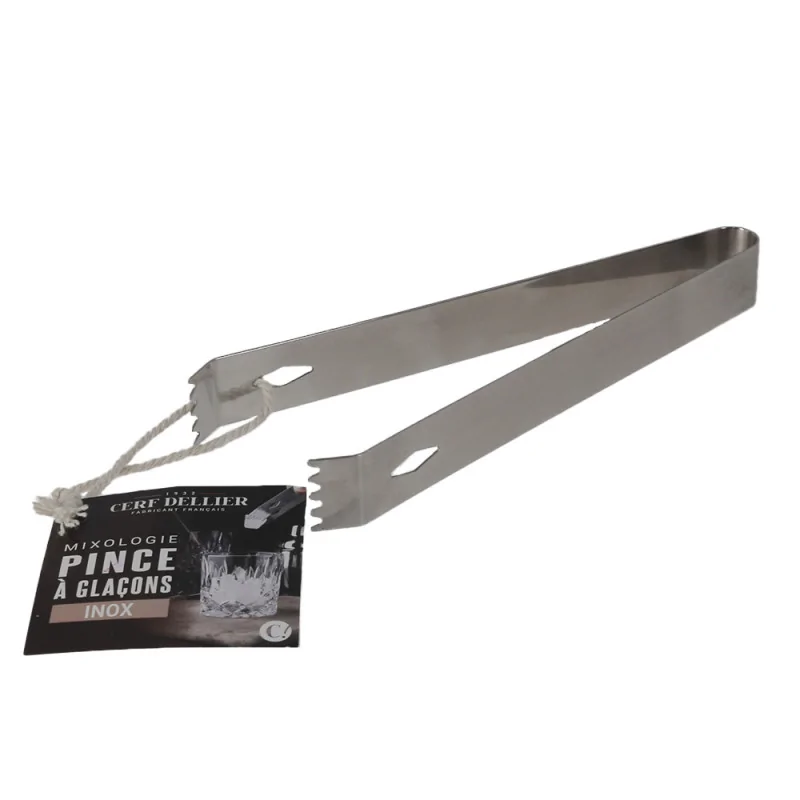 Pince à glaçon en acier inoxydable emballage