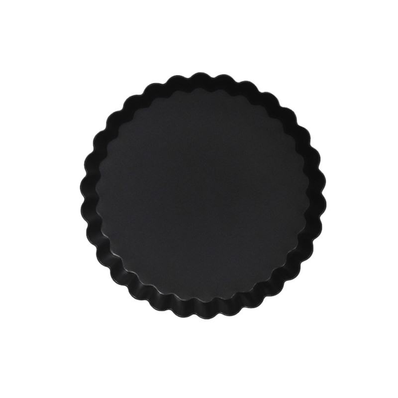 6 moules à tartelettes en acier antiadhérent sans PFAS ø11,5cm dessus