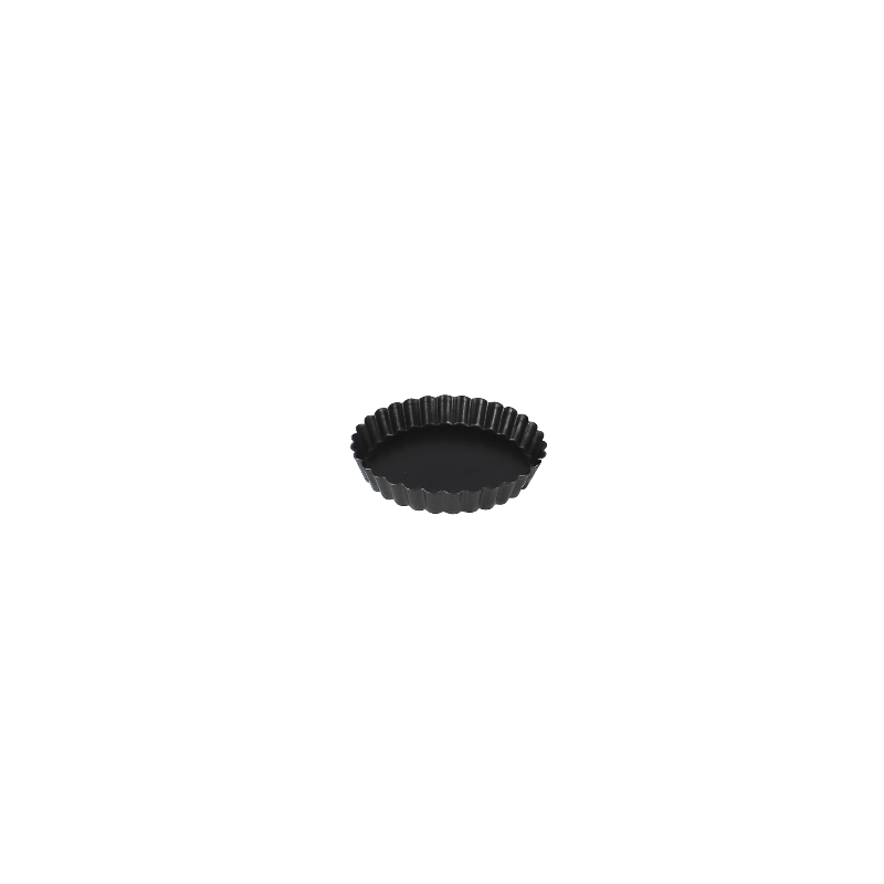 6 moules à tartelettes en acier antiadhérent sans PFAS ø11,5cm face