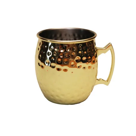 Verre à cocktail "moscow mule" en acier inoxydable
