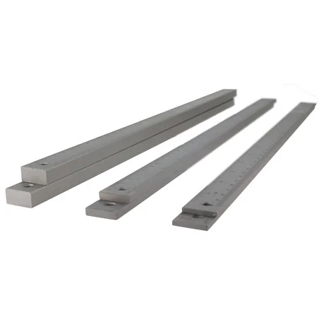 6 règles à niveler en aluminium 40cm