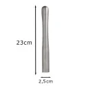 Pilon à cocktail en acier inoxydable dimensions
