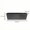 Moule à cake en acier antiadhérent 25x10,5cm dimension