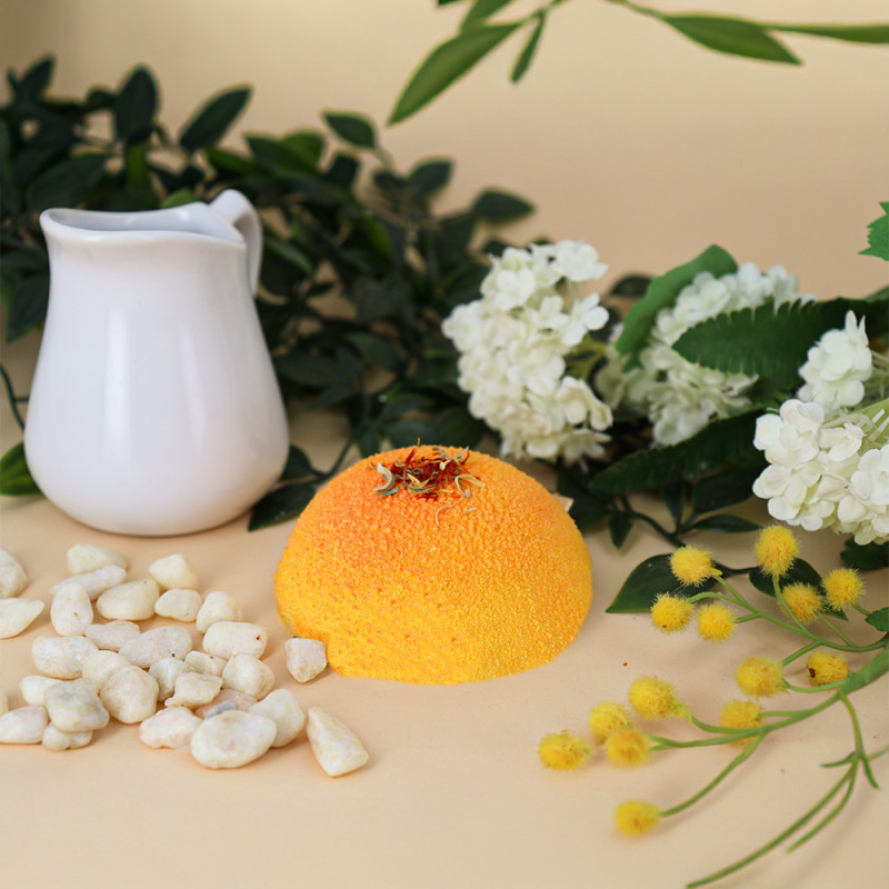 Spray de paillettes orange 8g ambiance