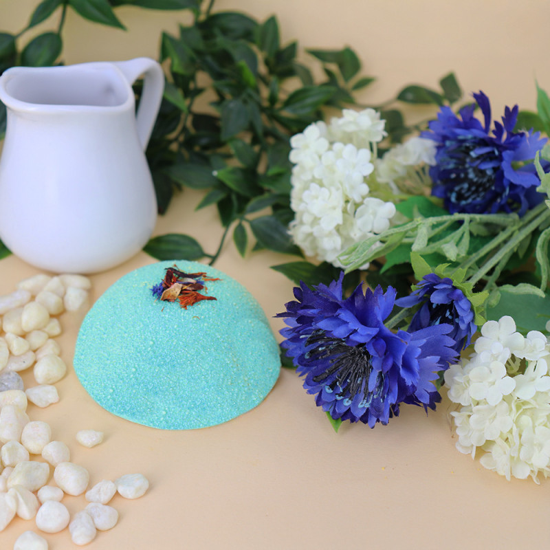 Spray de paillettes bleu 8g ambiance