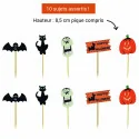 Kit pour petits gâteaux Halloween détails