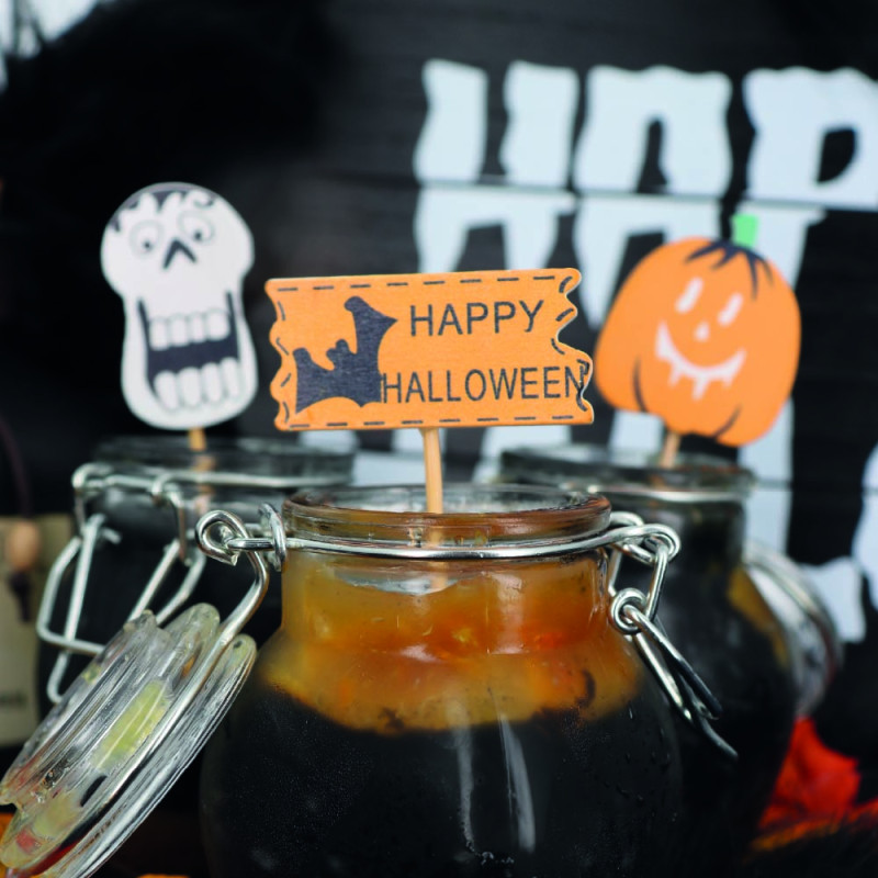 Kit pour petits gâteaux Halloween ambiance 3