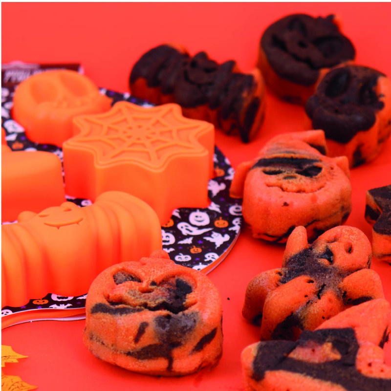 Kit de moules à gâteaux Halloween ambiance