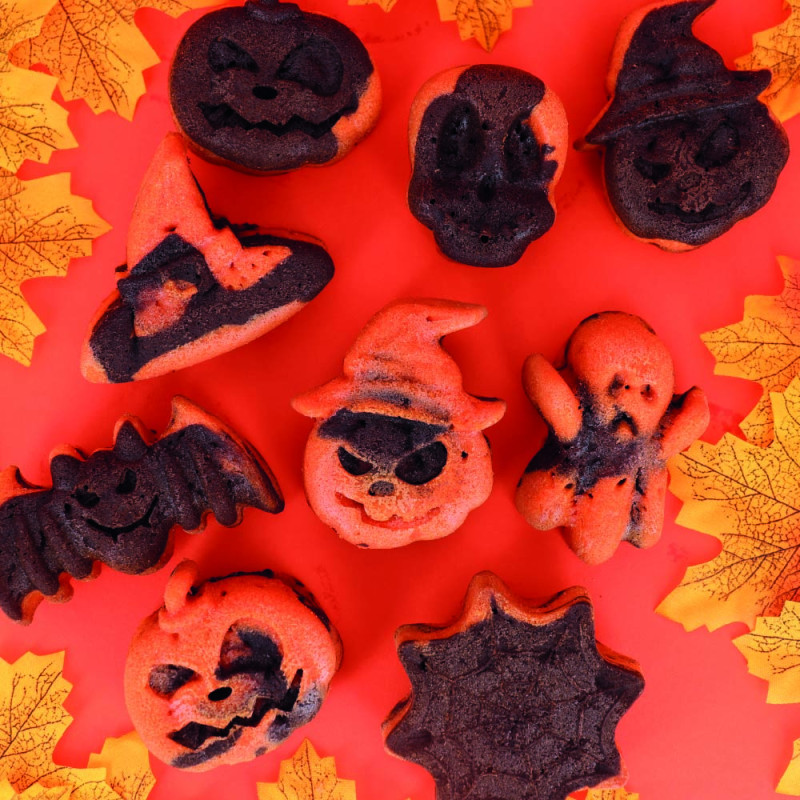 Kit de moules à gâteaux Halloween ambiance empreintes