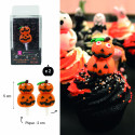 Kit de décors à gâteaux Halloween détails citrouilles