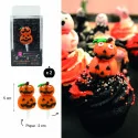 Kit de décors à gâteaux Halloween détails citrouilles