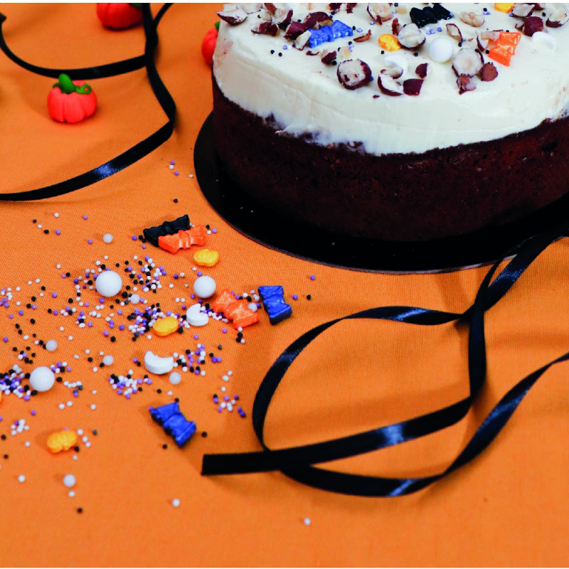 Kit de décors à gâteaux Halloween ambiance 1