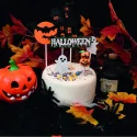 Kit de décors à gâteaux Halloween ambiance 2
