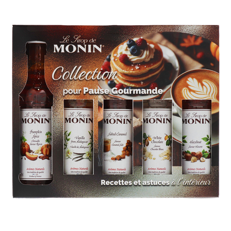 Coffret sirops pour Pause Gourmande (5x50 ml)