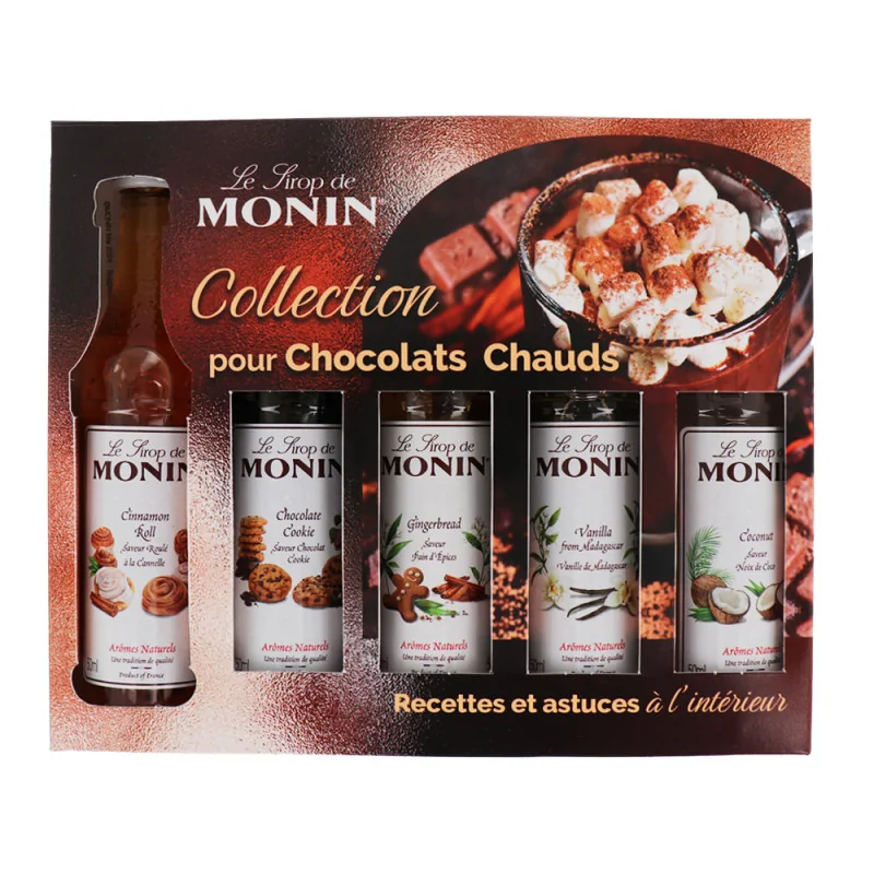 Coffret de sirops pour Chocolat chaud (5 x 50 ml)