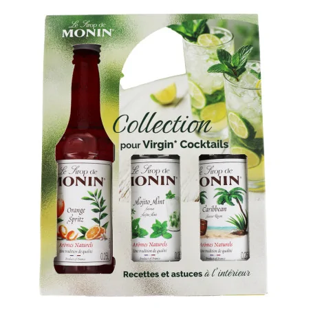 Coffret de Sirops pour Cocktails sans alcool (3 x 250 ml)