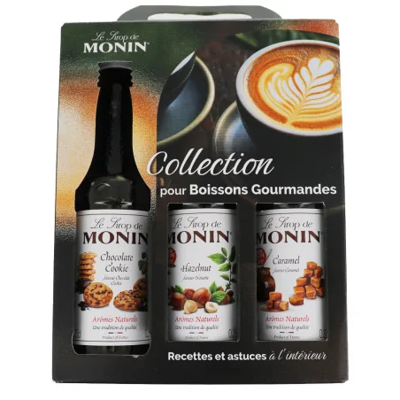 Coffret de Sirops pour boissons gourmandes (3 x 250 ml)